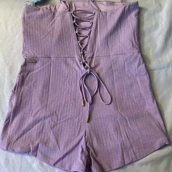 Popflex Reef Romper with Pockets lilac size XL NWT - Picture 2 of 7